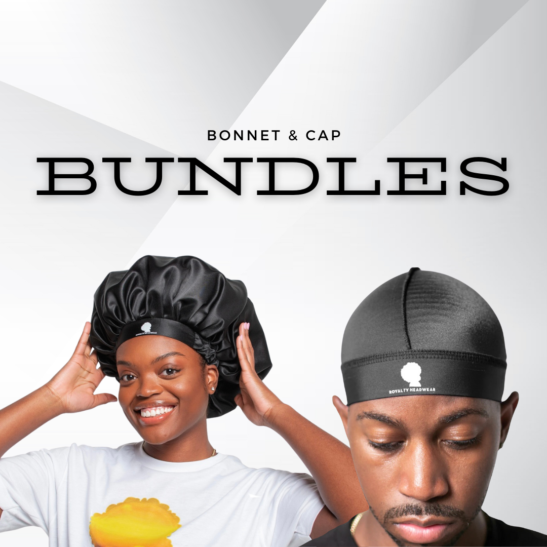 Satin Bonnet & 360 Wave Cap Bundle