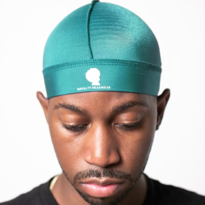 Green silky wave cap for wave control and breathability