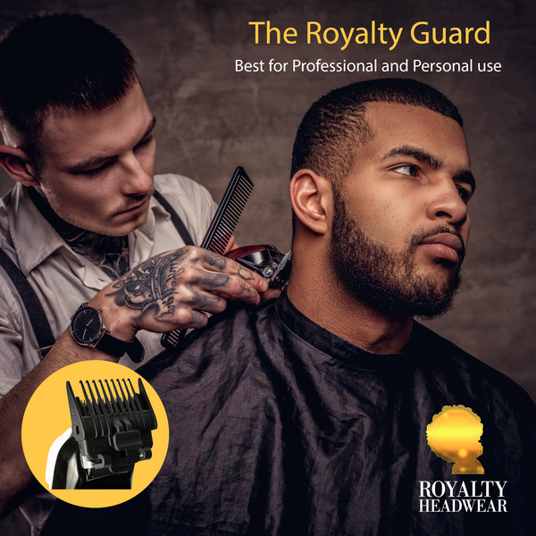 The Royalty Clipper Guard: 3 in 1 Clipper Guard (1.5mm, 3mm, & 4.8mm) by Royalty Headwear