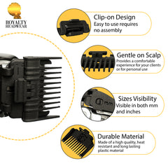 The Royalty Guard: 3 in 1 Guard (1.5mm, 3mm, & 4.8mm) by Royalty Headwear