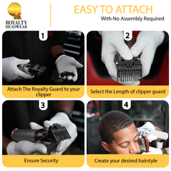 The Royalty Guard: 3 in 1 Guard (1.5mm, 3mm, & 4.8mm) by Royalty Headwear